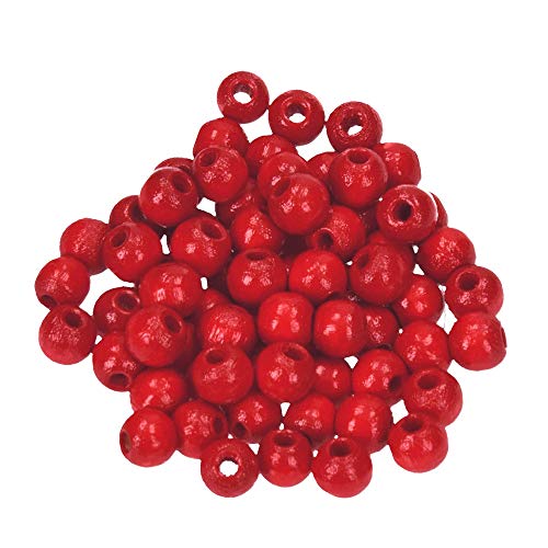 EFCO 6 mm 110-Stück Holzperlen, Rot EFCO 6 mm 110-Stück Holzperlen, Rot von efco