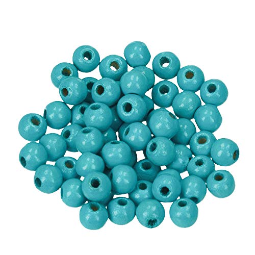EFCO 6 mm 110-Stück Holzperlen, Türkis EFCO 6 mm 110-Stück Holzperlen, Türkis von efco