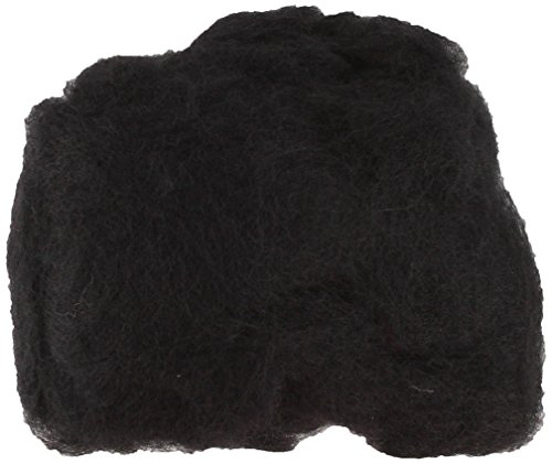 EFCO Wolle zum Filzen, schwarz, 30 g. von efco
