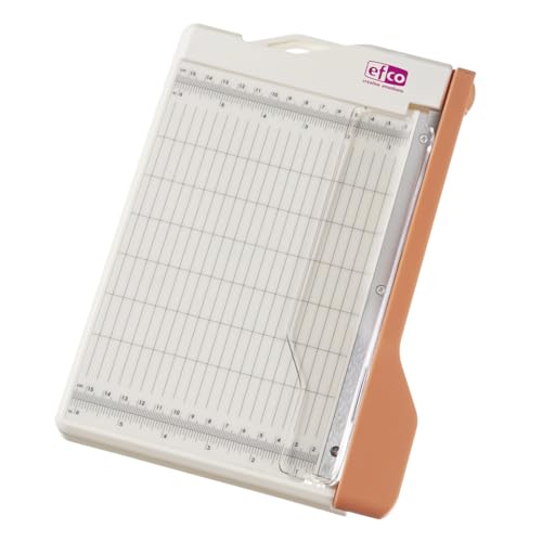 Efco - Guillotine Papierschneider - Hebelschneider - schneidet maximal A5-Format - Guillotine - Scrapbook - Papierschneider - 15 x 22/20 x 28 cm, 1 - teilig Messfläche, Weiß Efco - Guillotine Papierschneider - Hebelschneider - schneidet maximal A5-Format - Guillotine - Scrapbook - Papierschneider - 15 x 22/20 x 28 cm, 1 - teilig Messfläche, Weiß von efco