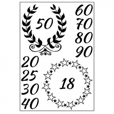 Efco Jubilaeum 1 Stempel mit 12 Teilen, 11 x 8 x 2 cm von efco