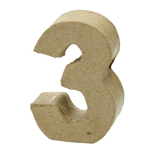 Papp-Zahl H 5 x3,4cm T 2cm - 3 - Papp-Zahl H 5 x3,4cm T 2cm - 3 - von efco