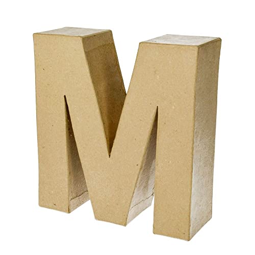 Buchstabe aus Pappe – M von Sescha