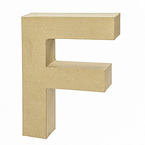 Pappmaché Buchstaben Kunterbunt, H 25 x B 18 x T 4 cm efco Großbuchstabe F Pappmaché Buchstaben Kunterbunt, H 25 x B 18 x T 4 cm efco Großbuchstabe F von efco