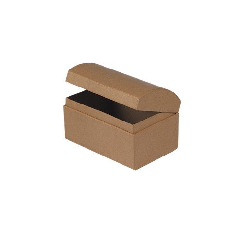 Schatztruhe Pappe / Karton zum Basteln und Selbstgestalten, 6x4x4cm von Sescha