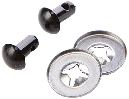 Sicherheitsaugen, 6 mm, 2 Stk., schwarz Sicherheitsaugen, 6 mm, 2 Stk., schwarz von efco