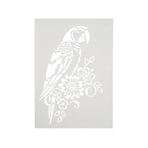 Stencils Papagei und Blumen Stencils Papagei und Blumen von efco