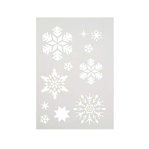 Stencils Schneekristalle Stencils Schneekristalle von efco
