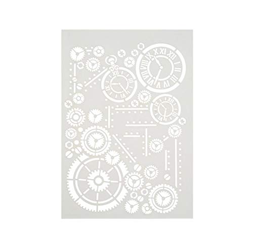 Stencils Steampunk Zahnrad Zifferblatt von efco