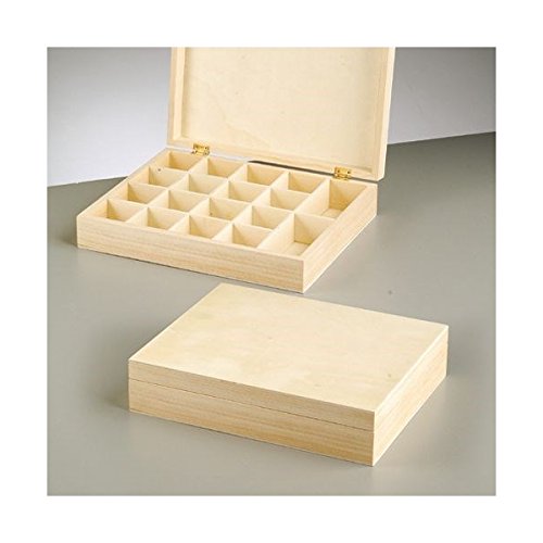 efco Holzkiste 25 x 20 cm, Ländlich, für Kunst und Handwerk und Haushaltsaufbewahrung efco Holzkiste 25 x 20 cm, Ländlich, für Kunst und Handwerk und Haushaltsaufbewahrung von efco