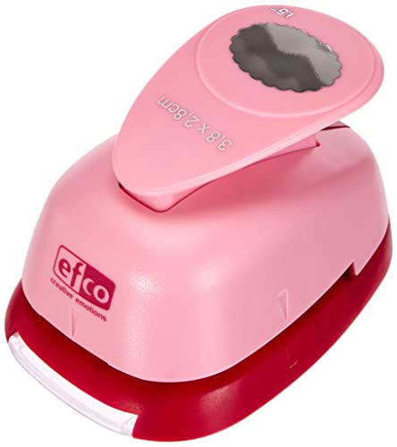 efco 1793032 Stanzer L, oval gezahnt Motivstanzer, Kern: Metall, Pink, 9,5 x 6,5 x 6 cm efco 1793032 Stanzer L, oval gezahnt Motivstanzer, Kern: Metall, Pink, 9,5 x 6,5 x 6 cm von efco