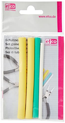 Efco 4-teiliges Schutz Tube Set für Zange für Aluminium Draht, gelb/grün, 3,2/4,8/6,4/6,4 mm x 10 cm von efco