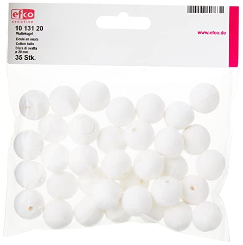 efco Baumwolle Kugeln, 20 mm, 35 – Stück efco Baumwolle Kugeln, 20 mm, 35 – Stück von efco
