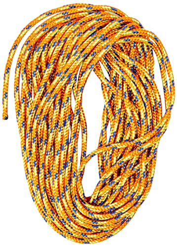 efco Farbe Mix Paracord Seil, Polyester Blend, Orange/Blau/Hellgrün, 2 mm x 4 m von efco