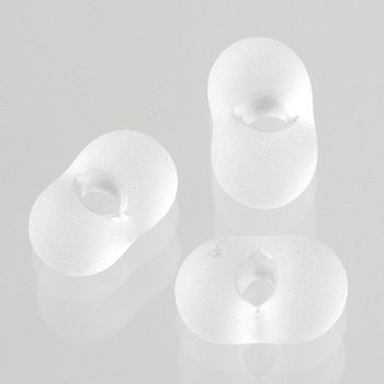 efco – Farfalle Perlen, Kunststoff, transparent matt, 3,2 x 6,5 mm, 17 g von efco