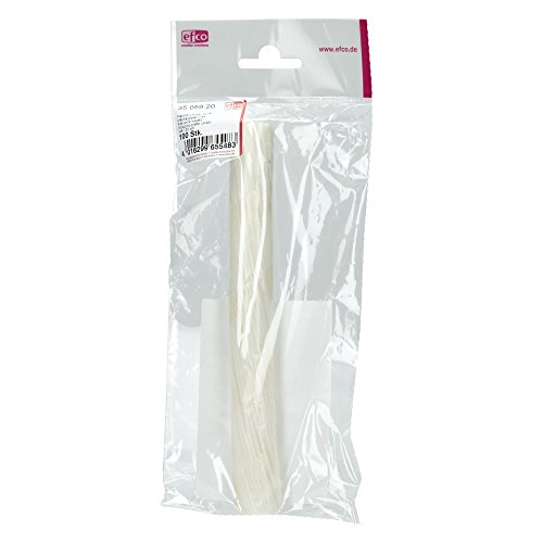 efco – Flachdocht gewachst, Baumwolle, weiß, 3 X 8 X 20 cm, 100 Stück efco – Flachdocht gewachst, Baumwolle, weiß, 3 X 8 X 20 cm, 100 Stück von efco