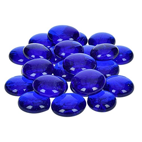 Efco – Glas-Nuggets 13–15 mm blau, 35 Stück von efco
