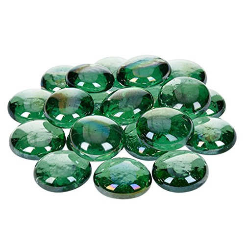 Efco – Glas-Nuggets irisierend 13–15 mm, grün, 35 Stück von efco