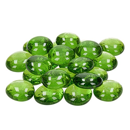 Efco – Glas-Nuggets irisierend 13–15 mm Spring grün, 35 Stück von efco