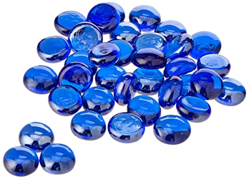 Efco – Glas-Nuggets irisierend 13–15 mm blau, 35 Stück von efco