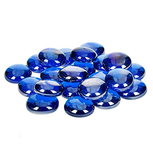Efco – Glas-Nuggets irisierend 13–15 mm hellblau, 35 Stück von efco