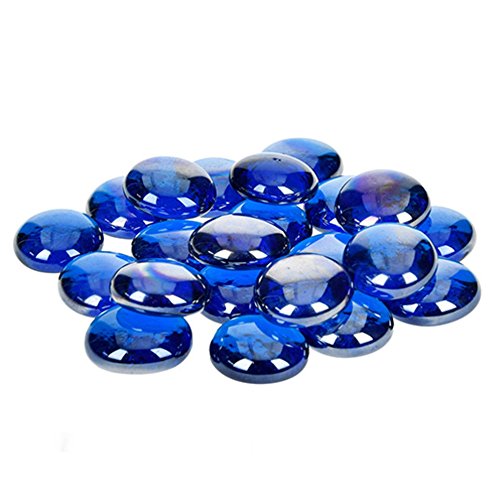 Efco – Glas-Nuggets irisierend 13–15 mm hellblau, 35 Stück von efco