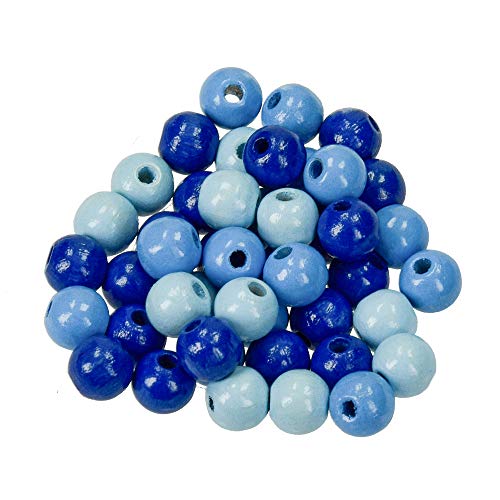 efco Holzperlen, blaumix, 8 mm/ø 2,3 mm, 118 von efco