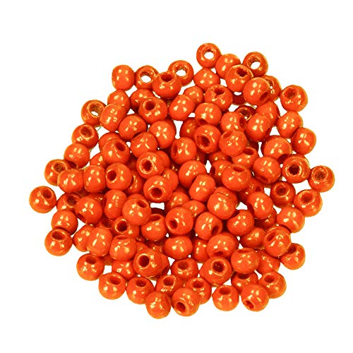 efco Holzperlen, Holz, orange, 10 mm, 53 von efco