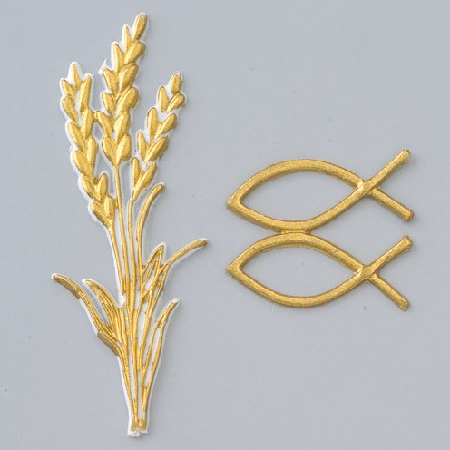 Efco Wachsdeko Mais + Fische 90 x 30 mm 40 x 15 mm 3 teilig Gold, Wachs Efco Wachsdeko Mais + Fische 90 x 30 mm 40 x 15 mm 3 teilig Gold, Wachs von efco