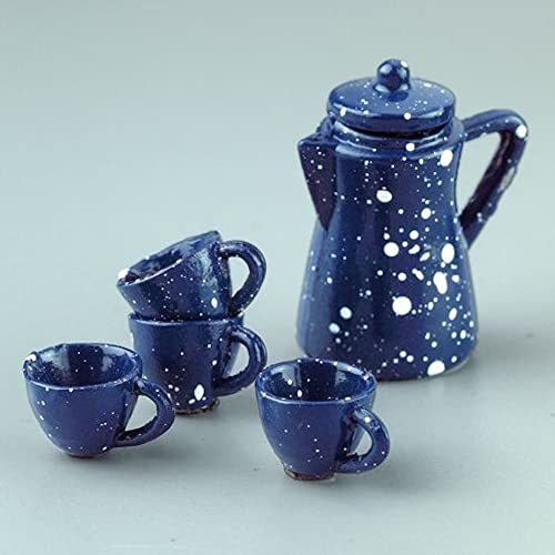 Efco – Miniatur Tee Service 1–2 cm + 5 cm 5 Teile Blau von efco