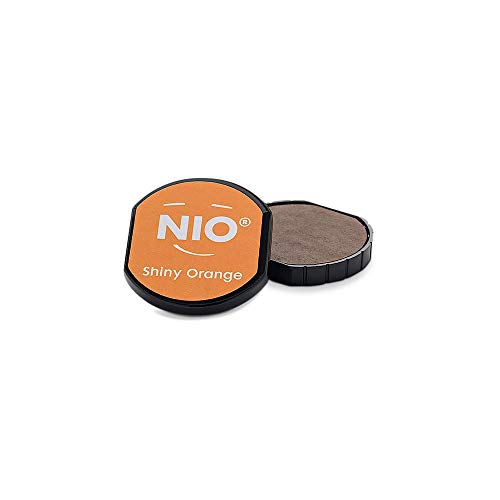 efco NIO Stempelkissen Wunschstempel 4cm individuell Shiny Orange von efco