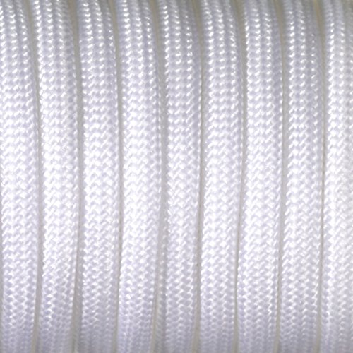 Efco Paracord Seil Mischgewebe, Polyester, Weiß, 2 mm x 4 m von efco