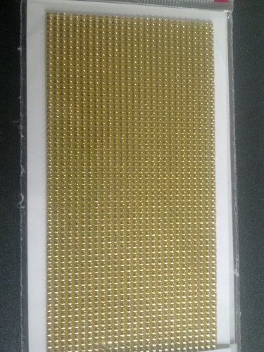 efco "Perle Wachs Streifen, Gold Brilliant, 200 x 2 mm, Prägeset von efco