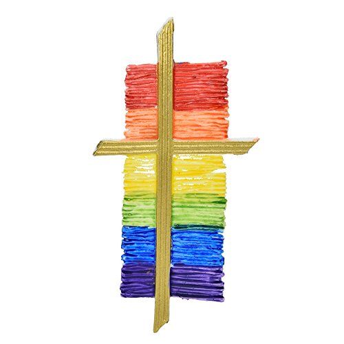efco "Rainbow Kreuz Wachs Dekoration, 117 x 60 mm von efco