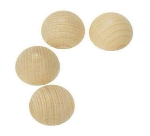 efco Rohholzhalbkugeln Holz Halbkugeln Ø 40 mm 4 Stück von efco