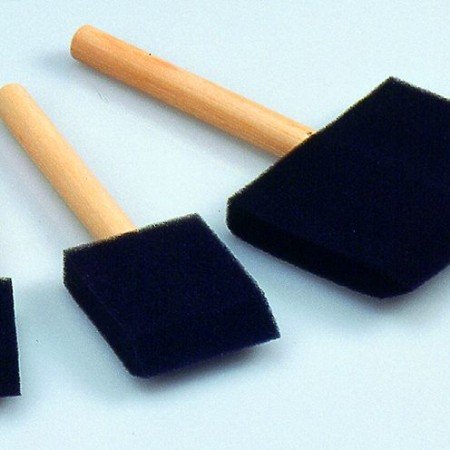efco Schaumstoff blank Pinsel, schwarz, 70 x 70 mm-p, acryl, schwarz von efco