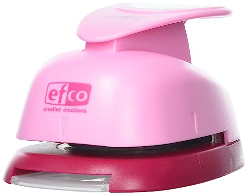 efco 1793010 Stanzer L, Kreis Motivstanzer, Metall, rosa, 9,5 x 6,5 x 6 cm von efco