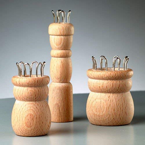 efco Strickliesel 6 Haken, Ø Loch 15mm, 34x50mm, Naturholz roh - 1 Stück efco Strickliesel 6 Haken, Ø Loch 15mm, 34x50mm, Naturholz roh - 1 Stück von efco
