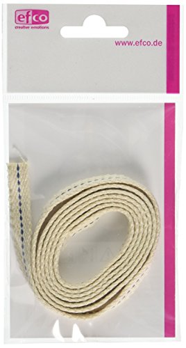 Efco Öllampendocht flach 9mm 1m, Baumwolle, weiß Efco Öllampendocht flach 9mm 1m, Baumwolle, weiß von efco