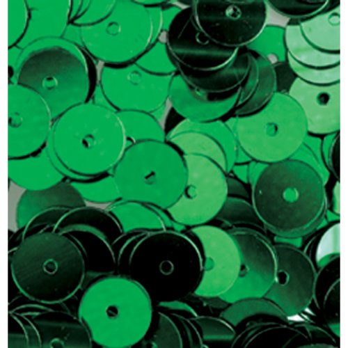 efco rund flach Pailletten, hellgrün, 6 mm, 40 g, 4000-piece von efco