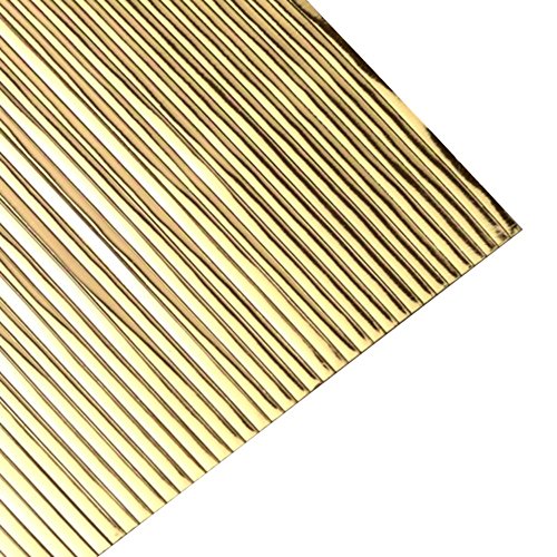 efco "und" flach Wachs Streifen, Gold Brilliant, 200 x 2 mm, 10-TLG. von efco