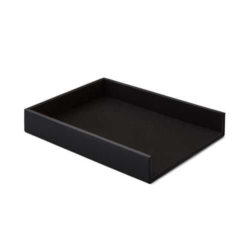 Eglooh - Atena - Ablagefächer für Schreibtisch und Büro Echtes Leder Schwarz - Bürobedarf Briefablage Papierablage Ablagekorb für DIN A4 - cm 32 x 24,2 x H.5 - Made in Italy Eglooh - Atena - Ablagefächer für Schreibtisch und Büro Echtes Leder Schwarz - Bürobedarf Briefablage Papierablage Ablagekorb für DIN A4 - cm 32 x 24,2 x H.5 - Made in Italy von eglooh