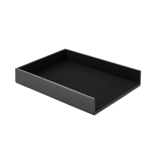 Eglooh - Minerva - Ablagefächer für Schreibtisch und Büro Leder Anthrazit Grau - Bürobedarf Briefablage Papierablage Ablagekorb für DIN A4 - cm 32 x 24,2 x H.5 - Made in Italy Eglooh - Minerva - Ablagefächer für Schreibtisch und Büro Leder Anthrazit Grau - Bürobedarf Briefablage Papierablage Ablagekorb für DIN A4 - cm 32 x 24,2 x H.5 - Made in Italy von eglooh