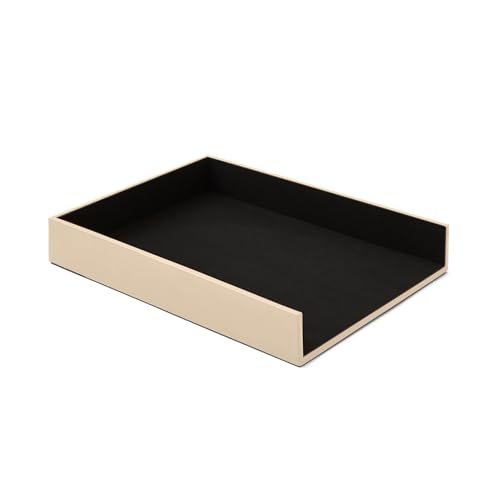 Eglooh - Minerva - Ablagefächer für Schreibtisch und Büro Leder Beige - Bürobedarf Briefablage Papierablage Ablagekorb für DIN A4 - cm 32 x 24,2 x H.5 - Made in Italy Eglooh - Minerva - Ablagefächer für Schreibtisch und Büro Leder Beige - Bürobedarf Briefablage Papierablage Ablagekorb für DIN A4 - cm 32 x 24,2 x H.5 - Made in Italy von eglooh