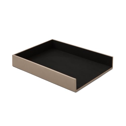 Eglooh - Minerva - Ablagefächer für Schreibtisch und Büro Leder Taubengrau - Bürobedarf Briefablage Papierablage Ablagekorb für DIN A4 - cm 32 x 24,2 x H.5 - Made in Italy Eglooh - Minerva - Ablagefächer für Schreibtisch und Büro Leder Taubengrau - Bürobedarf Briefablage Papierablage Ablagekorb für DIN A4 - cm 32 x 24,2 x H.5 - Made in Italy von eglooh