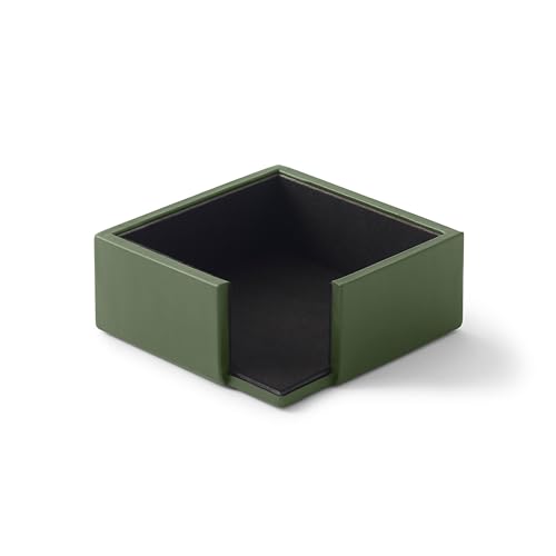 Eglooh - Minerva - Notizzettel Box Leder Grün - Zettelbox, Notizklotz, Zettelkasten für Schreibtisch und Büro - cm 11,2 x 11,2 x H.4,5 - Made in Italy Eglooh - Minerva - Notizzettel Box Leder Grün - Zettelbox, Notizklotz, Zettelkasten für Schreibtisch und Büro - cm 11,2 x 11,2 x H.4,5 - Made in Italy von eglooh