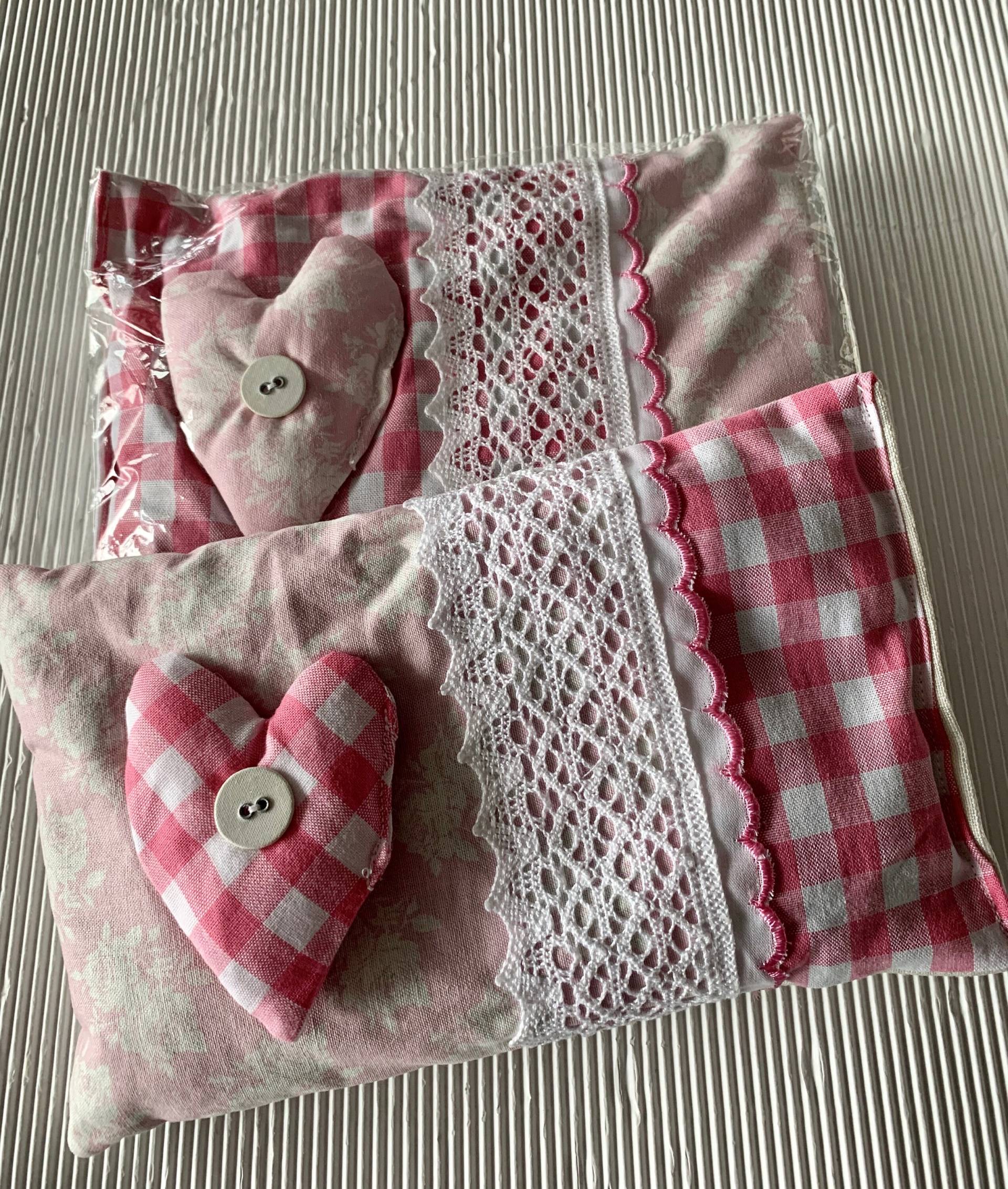 Lavendelkissen Xl Rosa-Weiss Lavendelkissen Xl Rosa-Weiss von einfachschoen