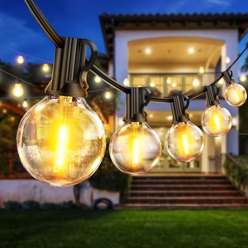 eisaro Lichterkette Außen Outdoor Strom LED Glühbirnen - 19M Lichterketten Garten mit G40 30+3 Glühbirnen Plastik Beleuchtung IP44 Wasserdicht String Lights für Außen & Innen Terrasse, Party, Balkon eisaro Lichterkette Außen Outdoor Strom LED Glühbirnen - 19M Lichterketten Garten mit G40 30+3 Glühbirnen Plastik Beleuchtung IP44 Wasserdicht String Lights für Außen & Innen Terrasse, Party, Balkon von eisaro