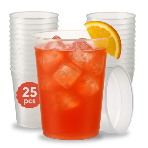 Kunststoff Trinkbecher 0,3 l - 25er Set stapelbare Mehrwegbecher aus bruchfestem Kunststoff - Becher ist BPA-frei und Made in Germany ideal für Party, Garten, Festival und Geburtstag Kunststoff Trinkbecher 0,3 l - 25er Set stapelbare Mehrwegbecher aus bruchfestem Kunststoff - Becher ist BPA-frei und Made in Germany ideal für Party, Garten, Festival und Geburtstag von elasto form