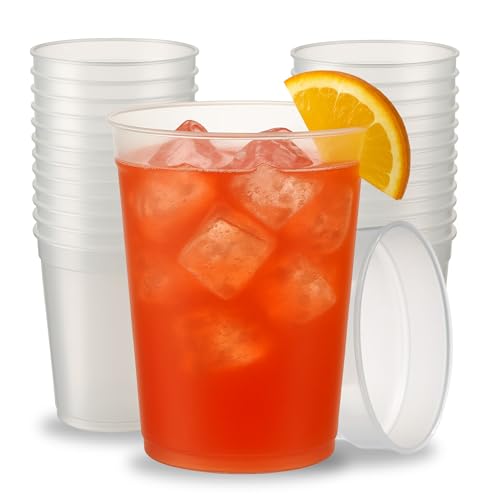 Kunststoff Trinkbecher 0,3 l - 50er Set stapelbare Mehrwegbecher aus bruchfestem Kunststoff - Becher ist BPA-frei und Made in Germany ideal für Party, Garten, Festival und Geburtstag von elasto form
